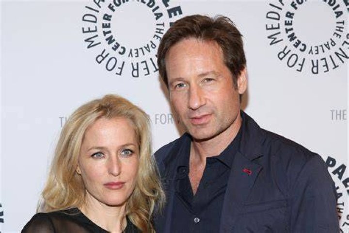 Gillian Anderson and David Duchovny