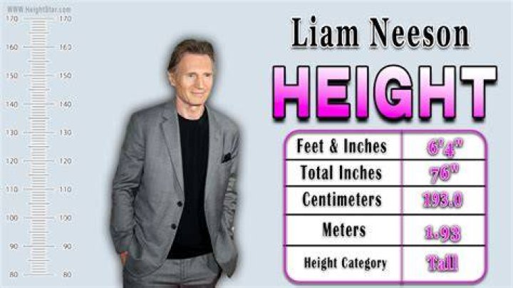 Liam Neeson&rsquo;s Height 1